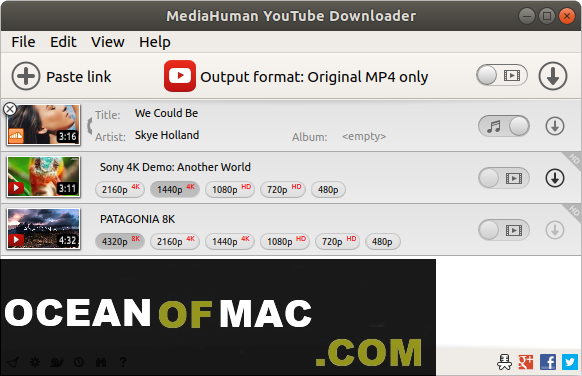 MediaHuman YouTube Downloader 3.9.9.47 for Mac Dmg Free Download