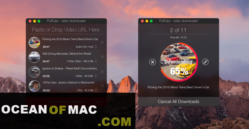 PullTube 1.5.5 for macOS Free Download