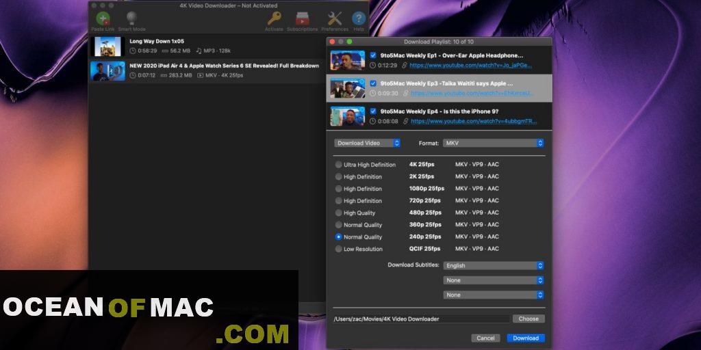 4K Video Downloader 4.19 Free Download macOS
