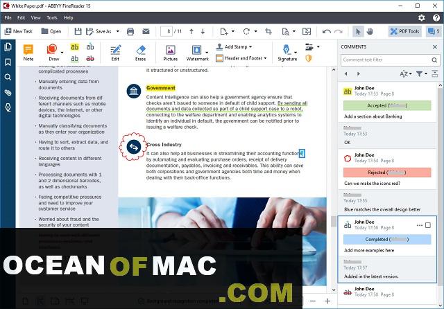 ABBYY FineReader PDF 2022 for Mac Dmg Free Download