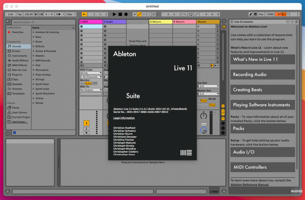 Ableton Live Suite 11 macOS