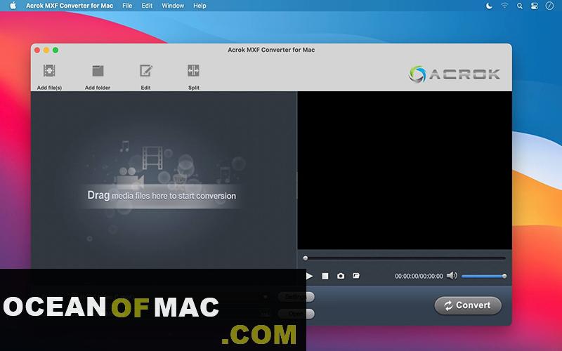 Acrok MXF Converter 7 for Mac Dmg Full Version Free Download