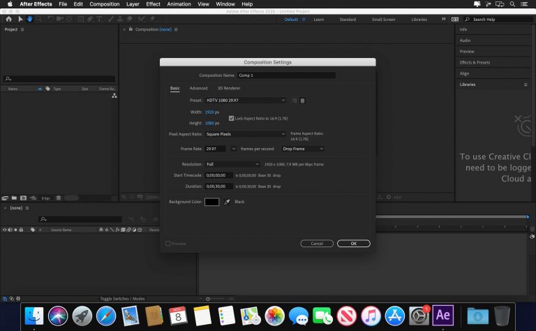 Adobe After Effects 2021 for Mac Free Download 1