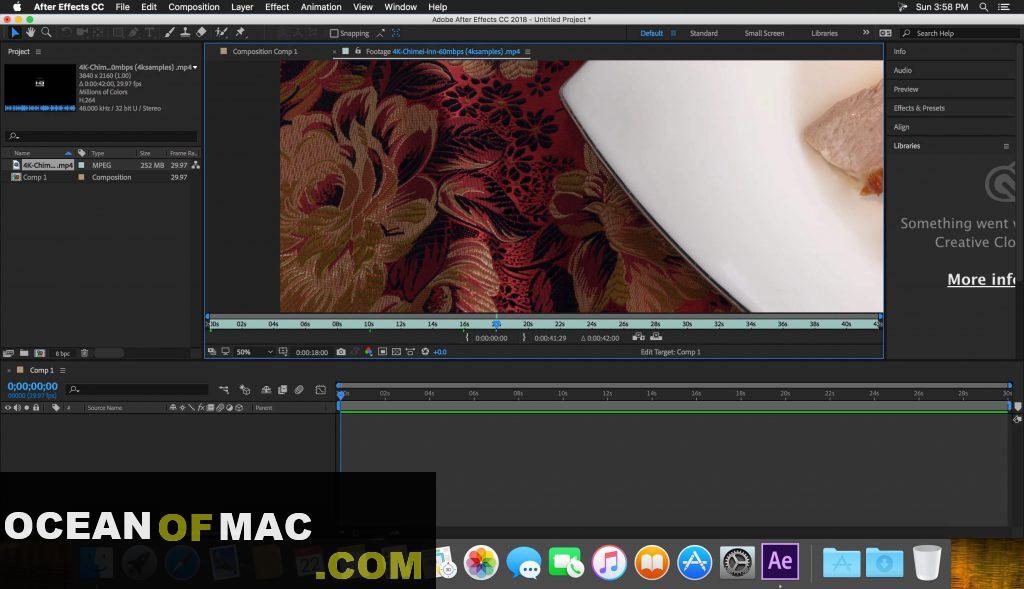 Adobe After Effects CC 2018 v15 for macOS Free Download