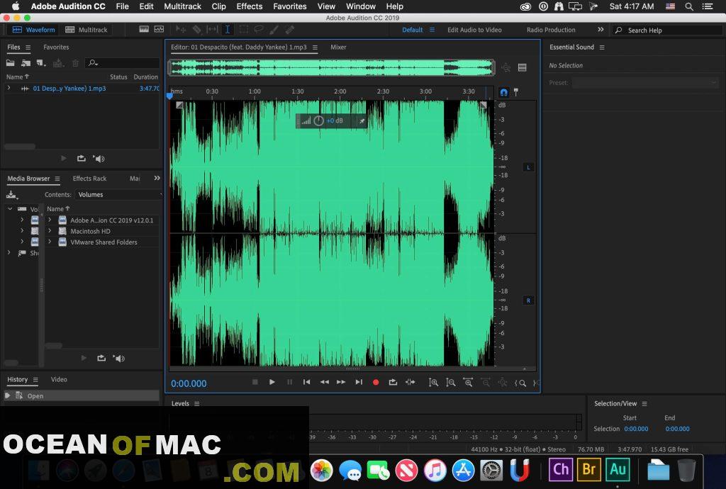 Adobe Audition CC 2022 v22.2 for macOS Free Download