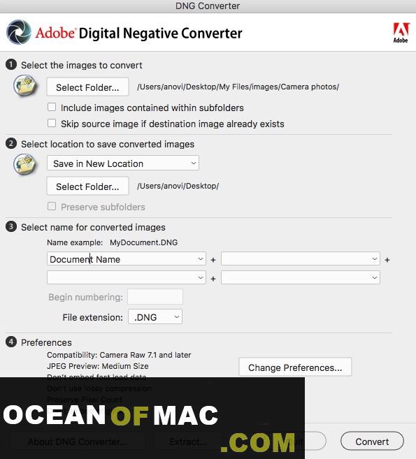 Adobe DNG Converter 10.2 for Mac Dmg Full Version