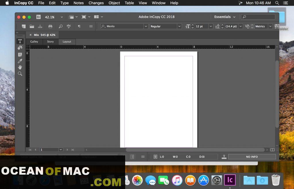 Adobe Incopy CC 2018 v13 for Mac Dmg Free Download