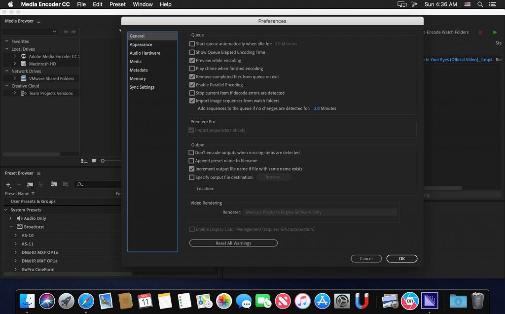 Adobe Media Encoder 2020 v14.8 for Mac Dmg Direct Download Link