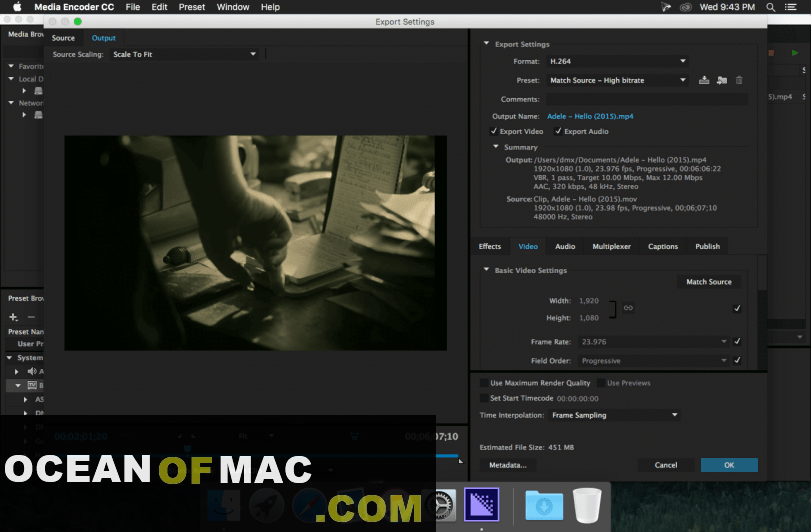 Adobe Media Encoder 2022 v22.2 for Mac Free Download