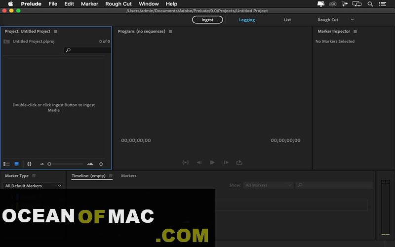Adobe Prelude 2021 for Mac Dmg OS X