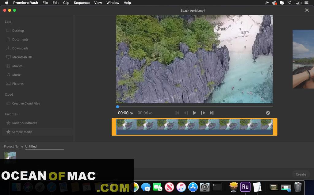 Adobe Premiere Rush CC for Mac Dmg Free Download