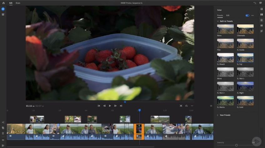 Adobe Premiere Rush v1.5.29 for macOS Free Download