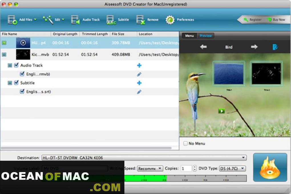 Aiseesoft DVD Creator 2022 for macOS Free Download