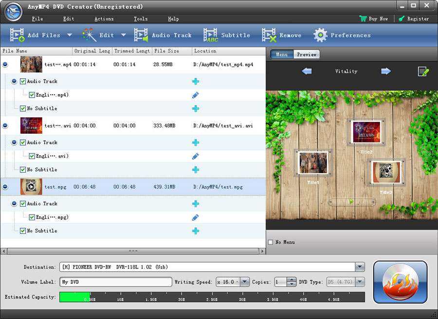 AnyMP4 DVD Creator 6.2 for Mac Dmg OS X Full Version