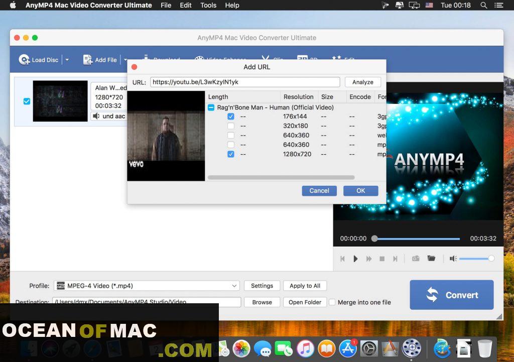 AnyMP4 Mac Video Converter Ultimate 8.2.6 for Mac Dmg Download
