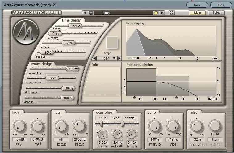 ArtsAcoustic Reverb VST for Mac Dmg Free Download