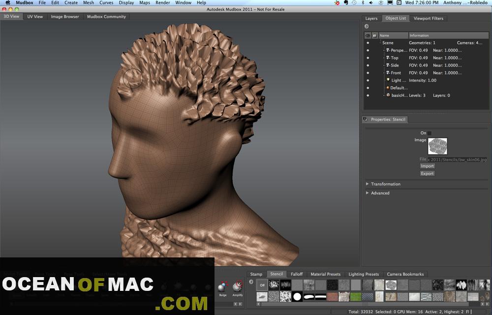 Autodesk Mudbox 2019 for macOS Free Download