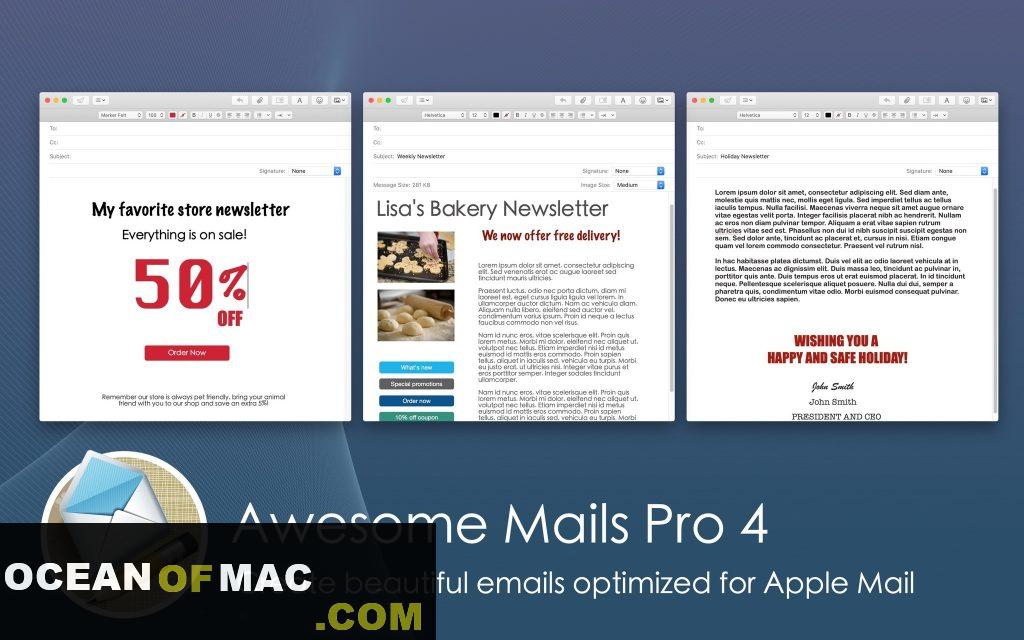 Awesome Mails Pro 4 for macOS Free Download
