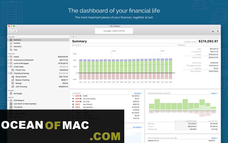 Banktivity 7.3.5 Free Download macOS
