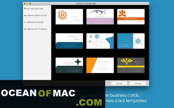 Blue Penguin Business Card Designer 3 for macOS Free Download