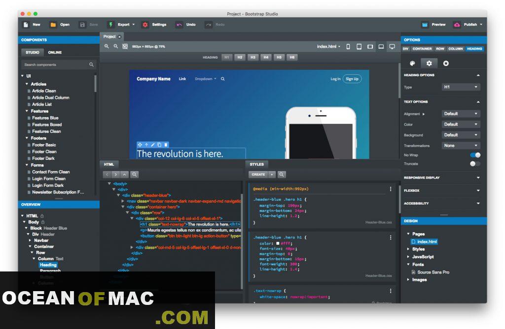 Bootstrap-Studio-5.5.6-macOS-Full-Version-allmacworld
