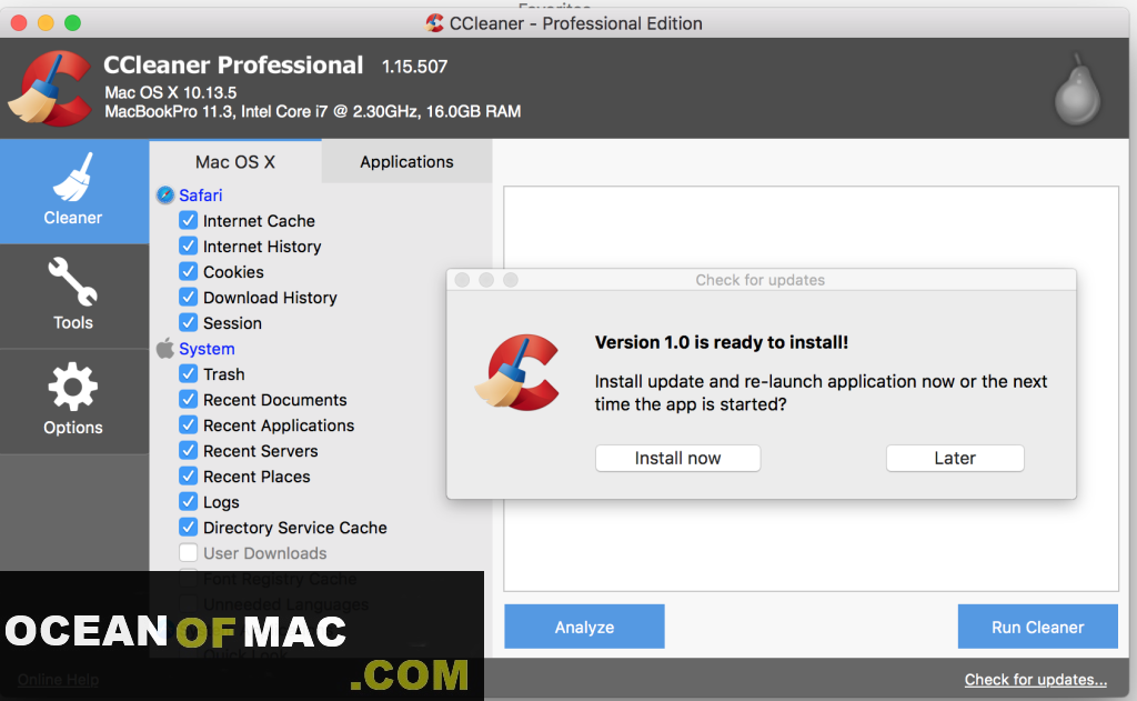 CCleaner Pro 2022 for Mac Dmg Free Download