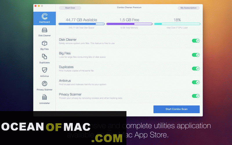 Combo Cleaner Premium 1.3.5 for Mac Dmg Free Download