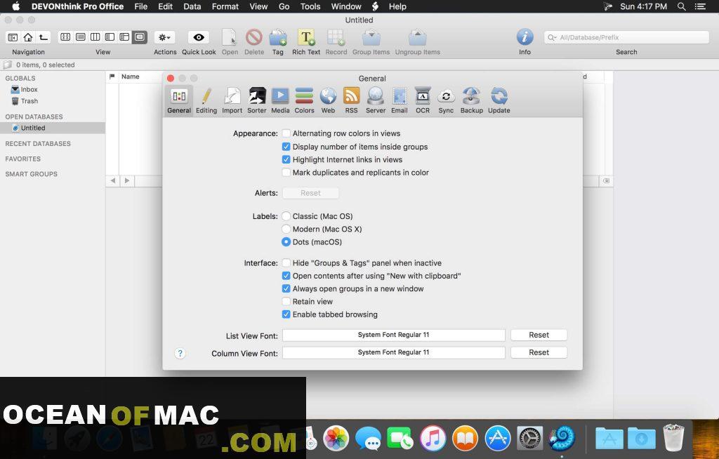 DEVONthink Pro Office 2.1 for macOS Free Download