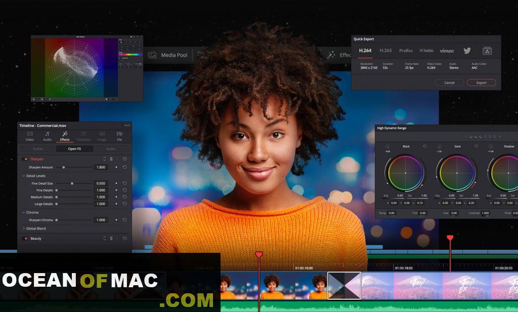 DaVinci Resolve Studio for Mac Dmg Free Download