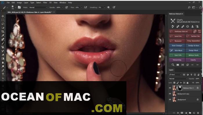 Delicious Retouch Panel v4.1.3 for Photoshop macOS Free Download