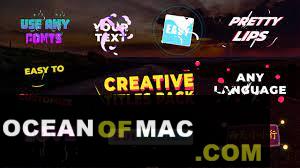Download Creative Titles for FCPX