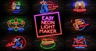 Download Videohive Easy Neon Lights Maker