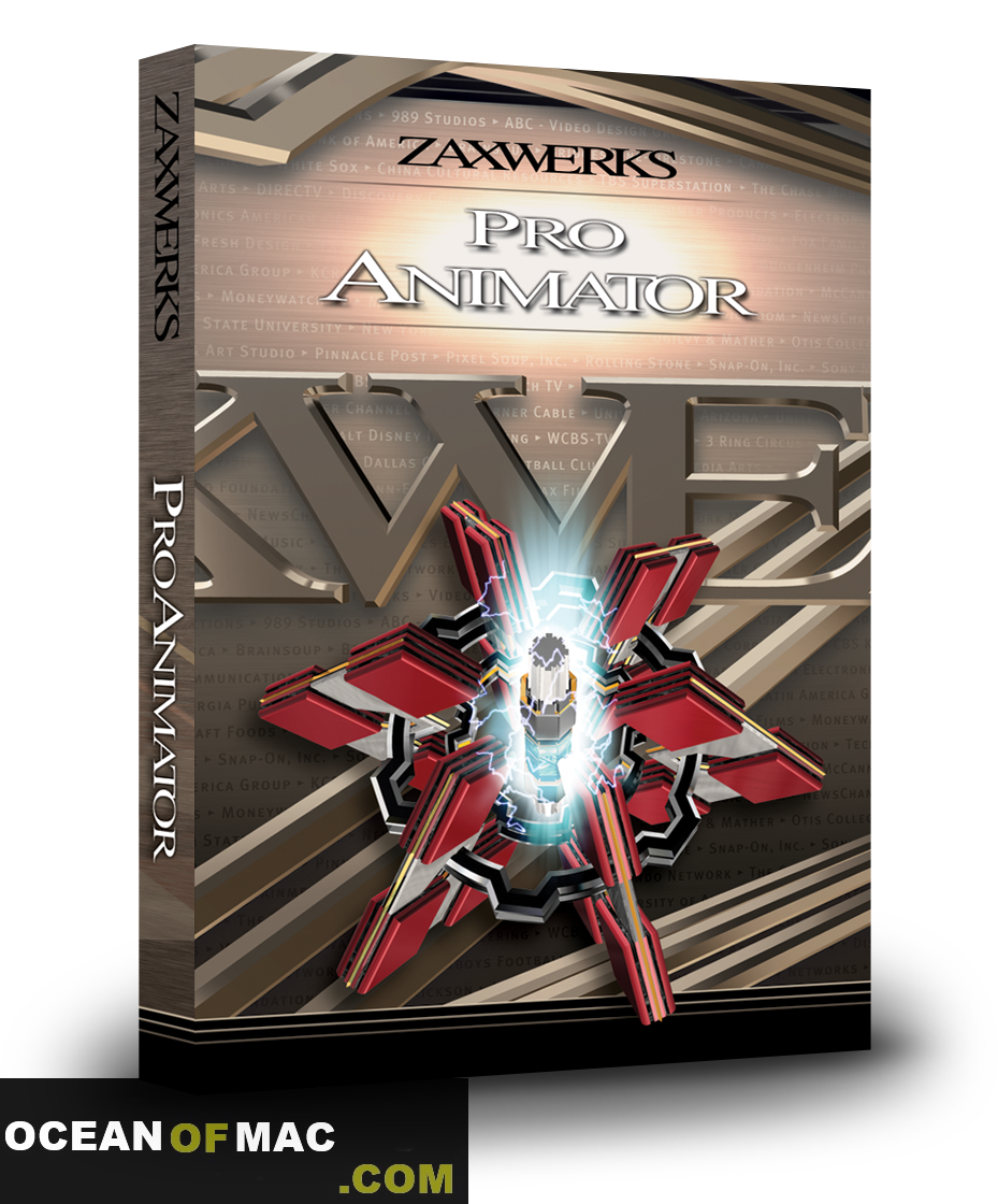 Download Zaxwerks 3D ProAnimator 8 for Mac