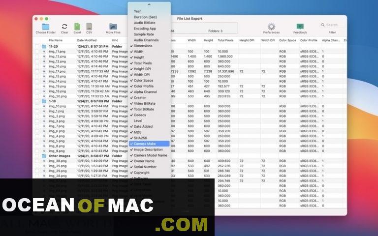 File List Export 2 Mac Free Download