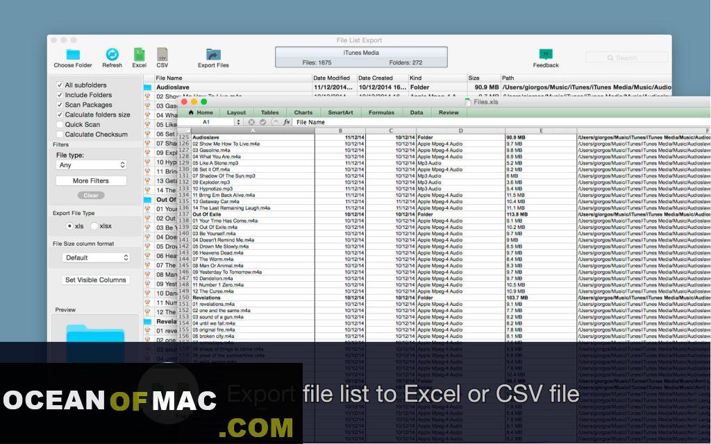 File List Export 2 for Mac Dmg Free Download