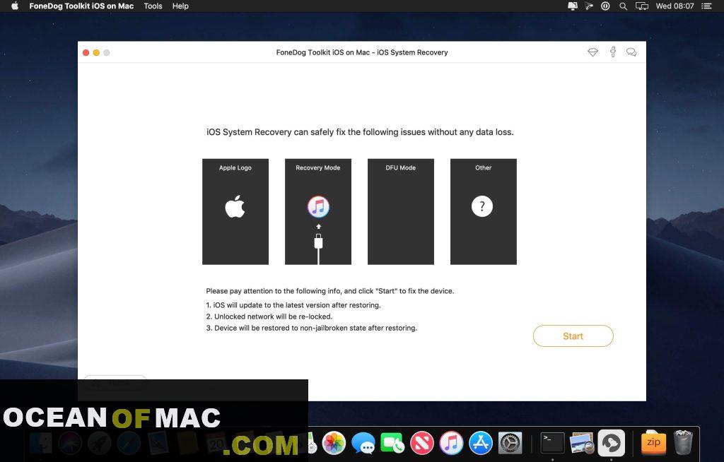FoneDog iOS Data Recovery for Mac Dmg Free Download