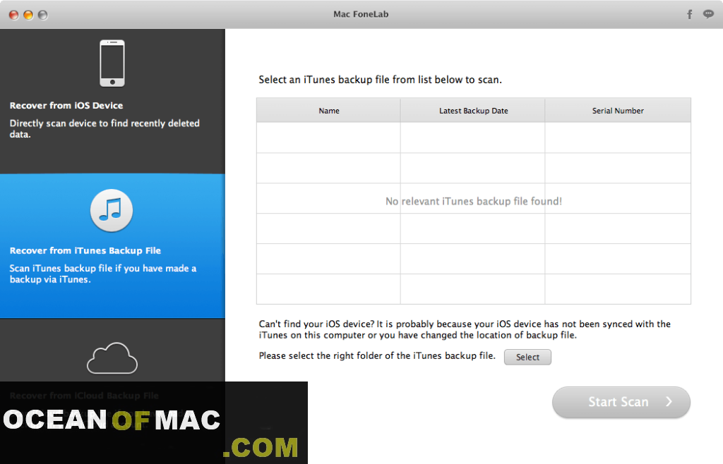 FoneLab Mac iPhone Data Recovery 10.1.26 Free Download