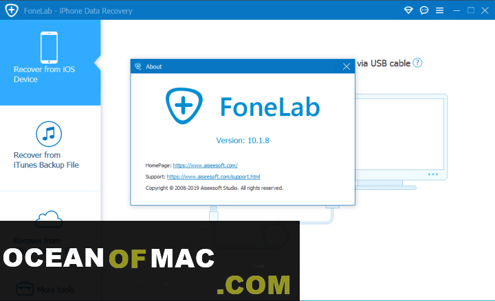 FoneLab Mac iPhone Data Recovery 10.1.26 for Mac Dmg Free Download