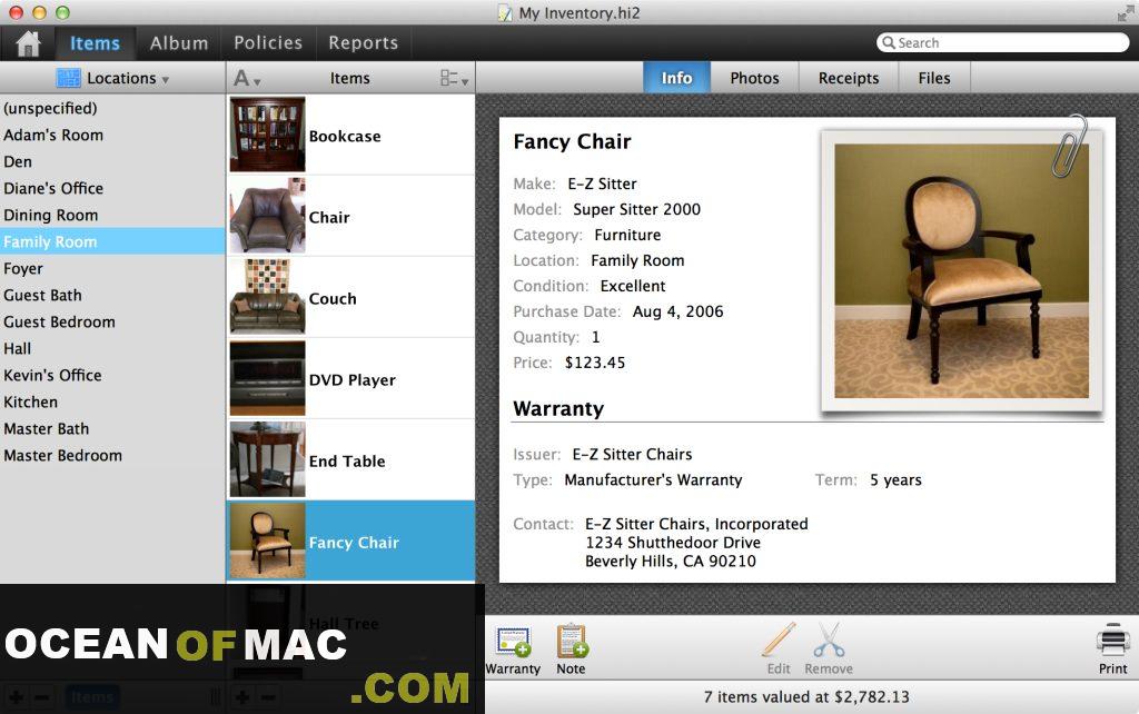 Home Inventory 3 for Mac Dmg Free Download