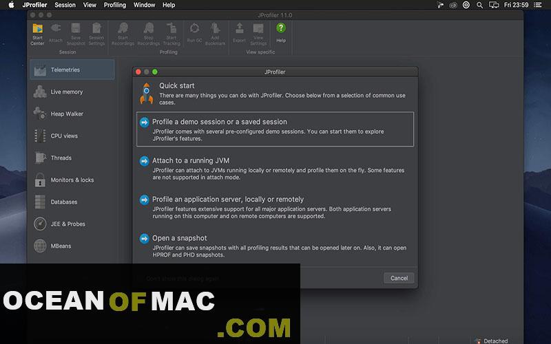 JProfiler 10.1 Free Download macOS