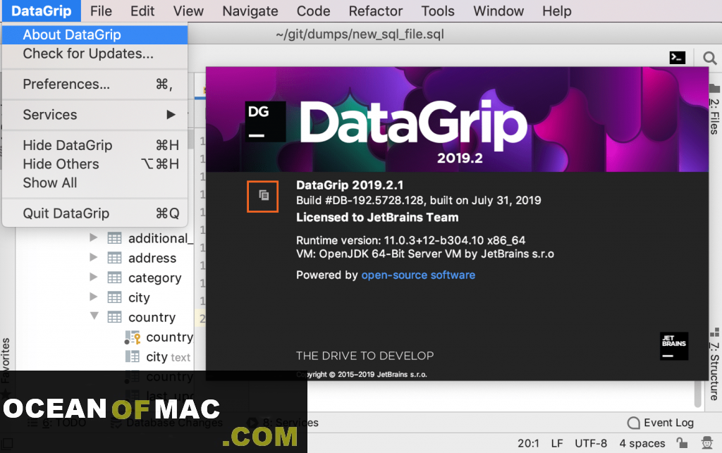 JetBrains DataGrip 2019 for Mac Dmg Free Download