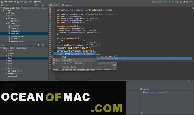 JetBrains WebStorm 2020.1 for Mac Dmg Free Download