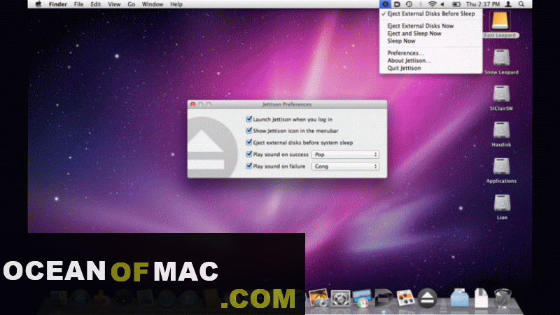Jettison 1.8.1 for Mac Dmg DMG Setup Free Download