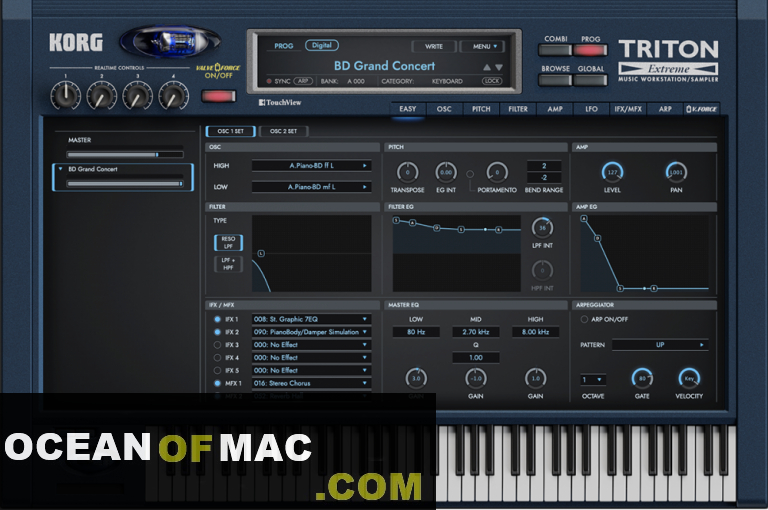 Korg TRITON Extreme for macOS Download