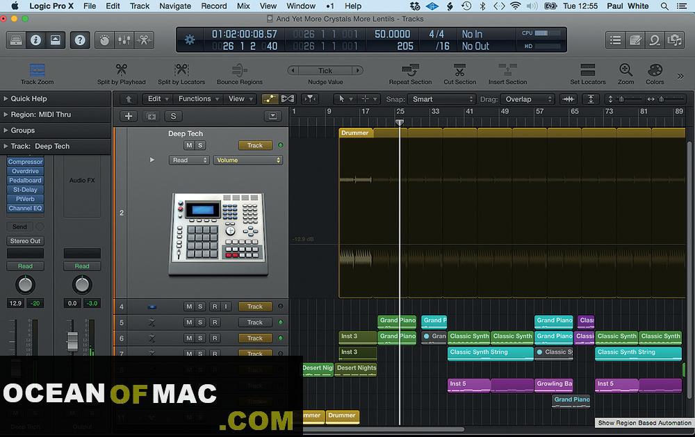 Logic Pro X 10.1.1 for macOS Sierra