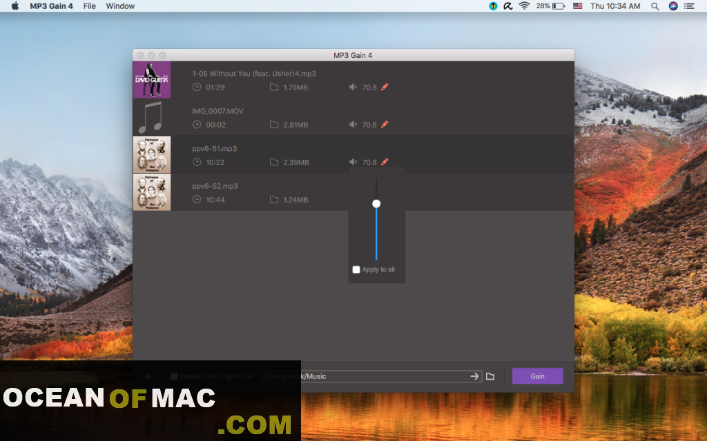 MP3 Gain 4 for Mac Dmg Free Download
