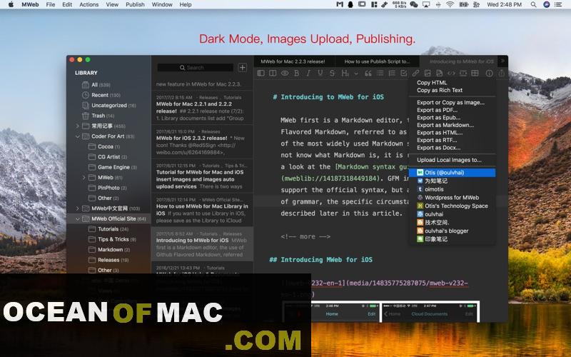 MWeb 3.4.4 for Mac Dmg