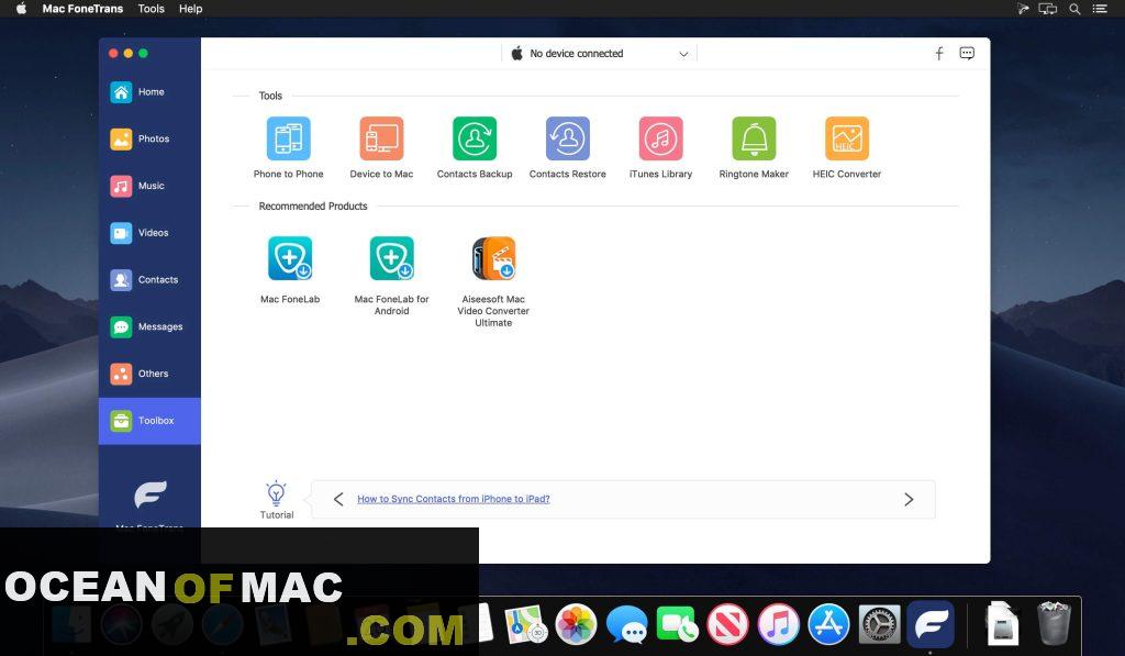 Mac FoneTrans 9 for Free Download