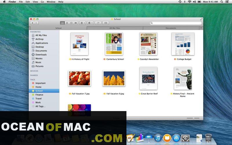 Mac OS X Mavericks 10.9 DMG Free Download