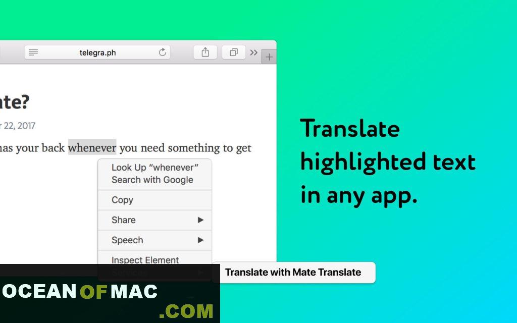 Mate Translate 8 for Mac Dmg Free Download